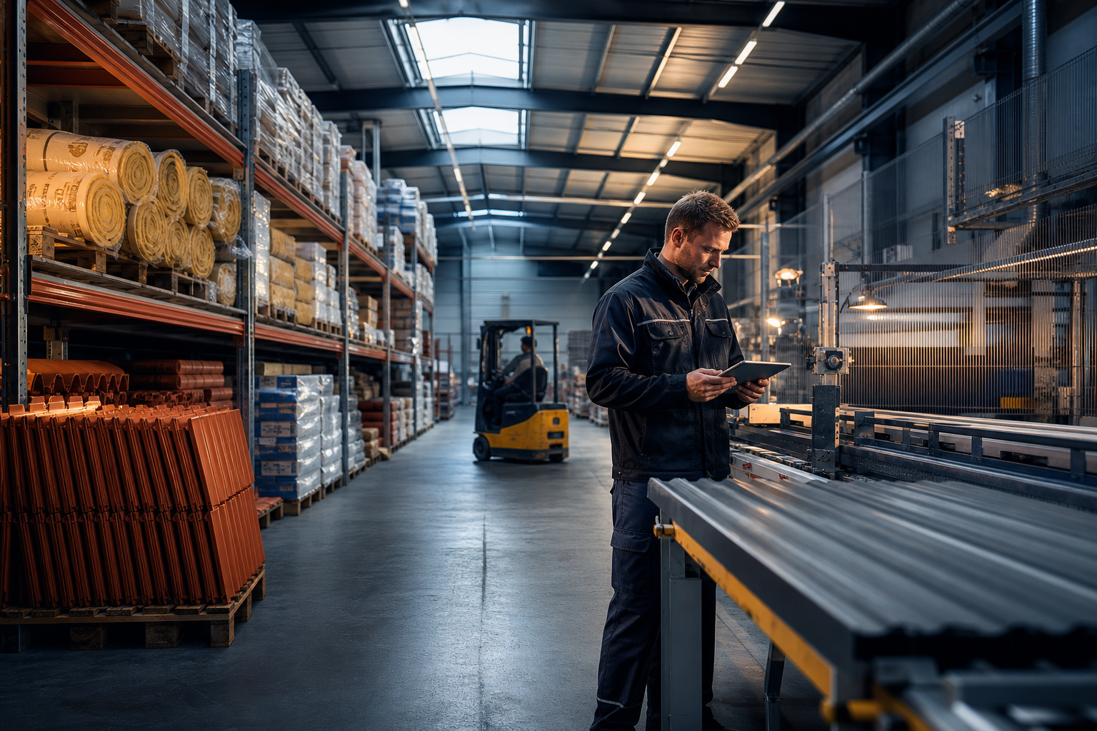 Lager und Metallverarbeitung